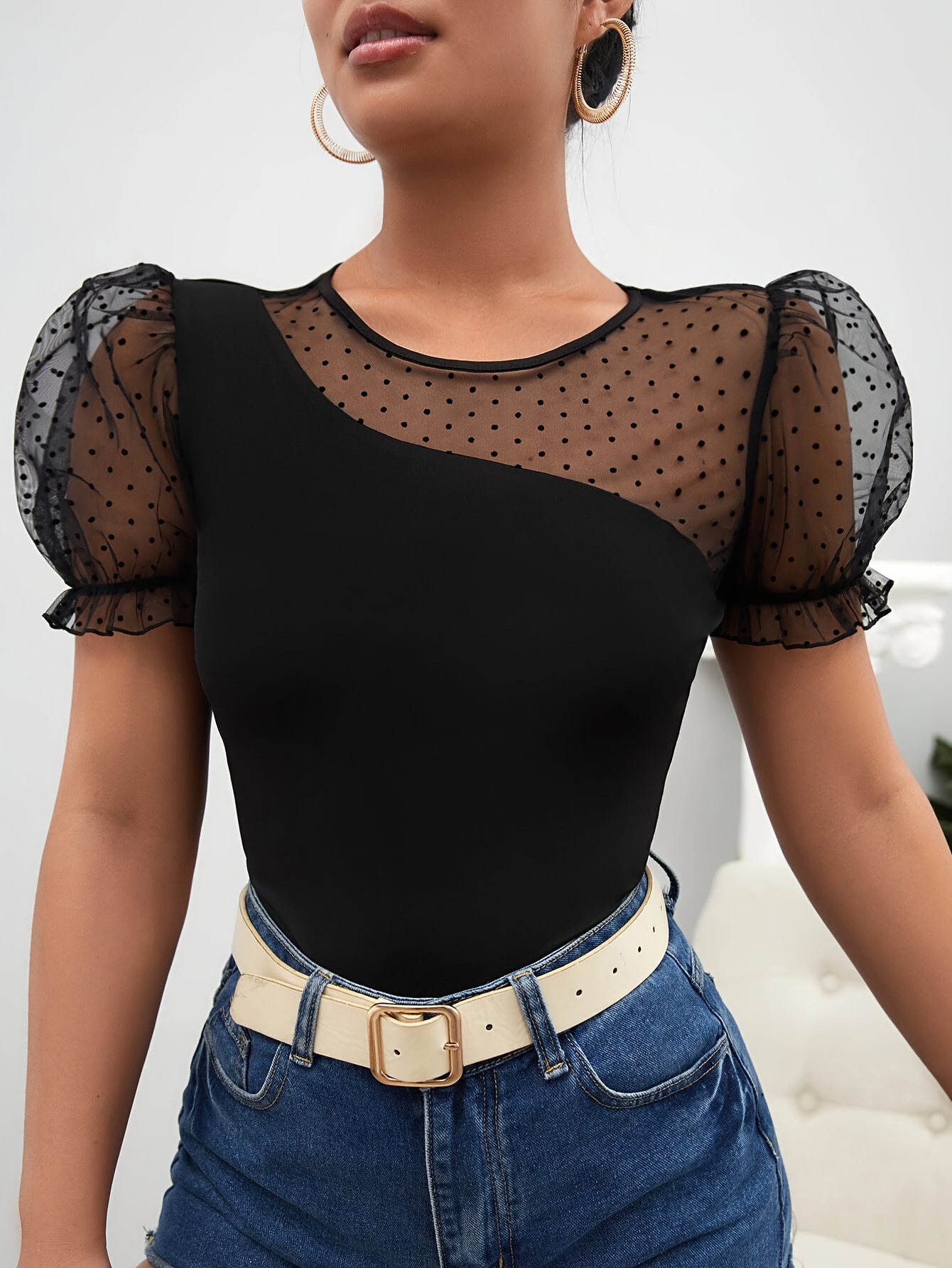 Mesh Tops Women - Temu