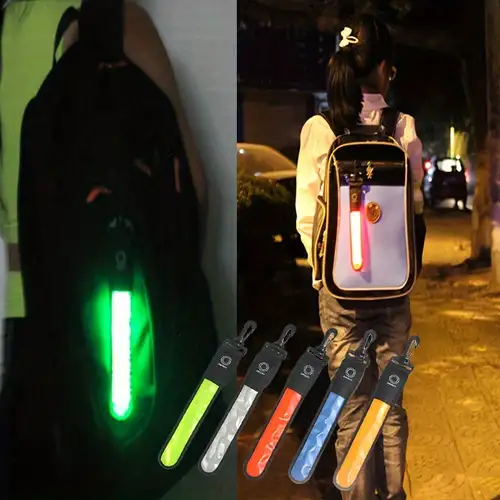 1pc Outdoor-rucksack-lichter Silikon-rucksack-lichter Led-leuchten  Nachtlauf Blitzsignal Warnlichter Fahrradlichter, Hochwertig &  Erschwinglich