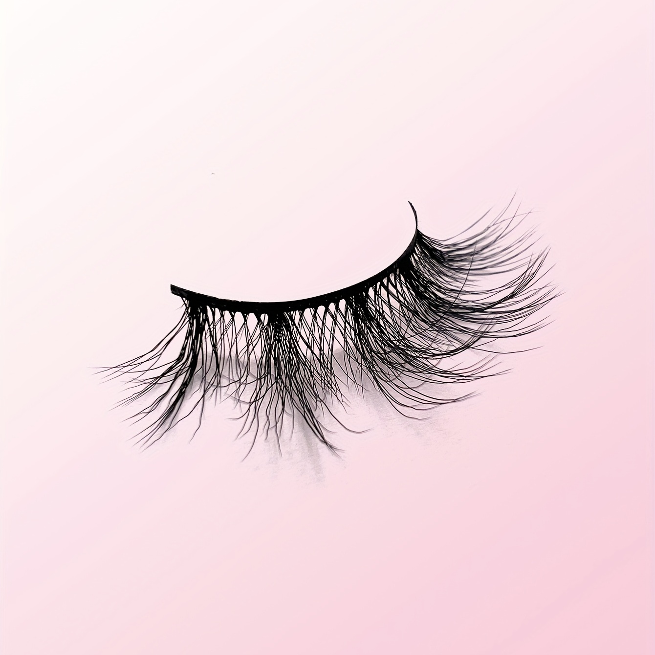 4 Pairs 3D Thick Mink False Eyelashes Natural Cross Messy Volume Lashes