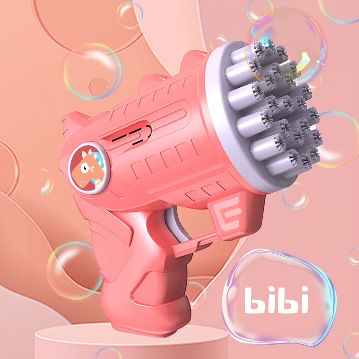  Rocket Bubble Gun Bubble Machine, 69 Holes Bubble Machine Gun  with Lights and Bubble Solution, Bubble Machine Blaster for Kids Adults  Birthday Wedding Party - Pink Bubble Blower : Toys & Games