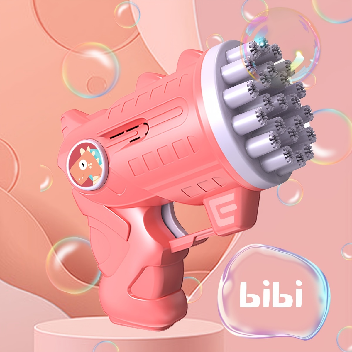  Bubble Gun with 69-Hole and Light, Summer Indoor Outdoor  Activity Bubble Blaster Party Favors Electric Automatic Bubble Maker  Machine, TIK Tok Gatling Bubble Blower Toys for Kids Adults (Pink) : Toys