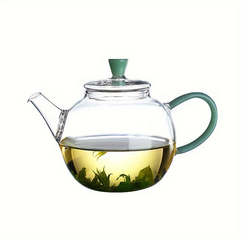 1pc Tea Mug with Infuser and Lid, 350ml/12oz Heat Resistant Borosilicate  Glass, Clear Teacup with Strainer for Loose Leaf Tea, Blooming Tea