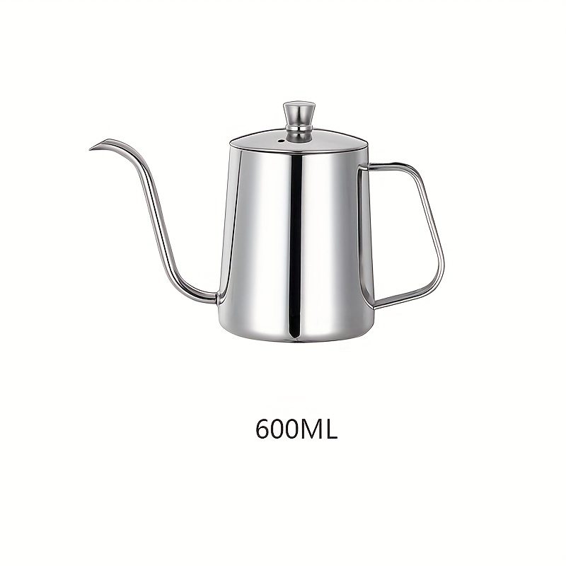La Bouilloire de thé, l'acier Inoxydable 304 de 600ml Gardent La Bouilloire  de Versement de thé Universelle Chaude pour le café (Beige) : :  Cuisine et Maison