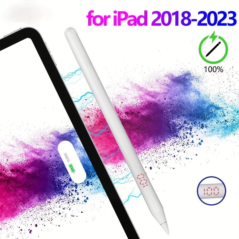  Lápiz óptico para iPad de 9ª y 10ª generación, Apple Pencil de  2ª generación, 2 Apple Pen de carga rápida para iPad 2018-2023, iPad Pencil  para iPad Pro 11/12.9 3/4/5 Gen