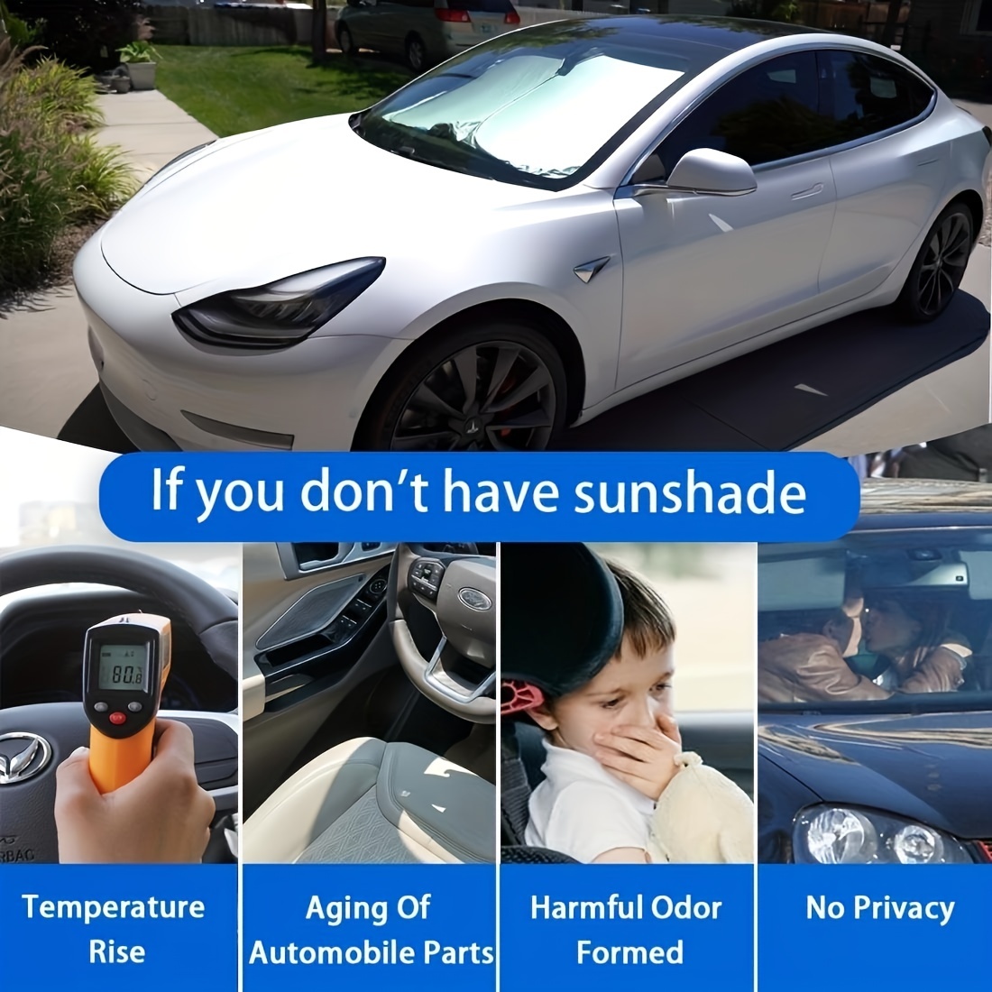 Windshield Sun Visor - Tesla Model 3