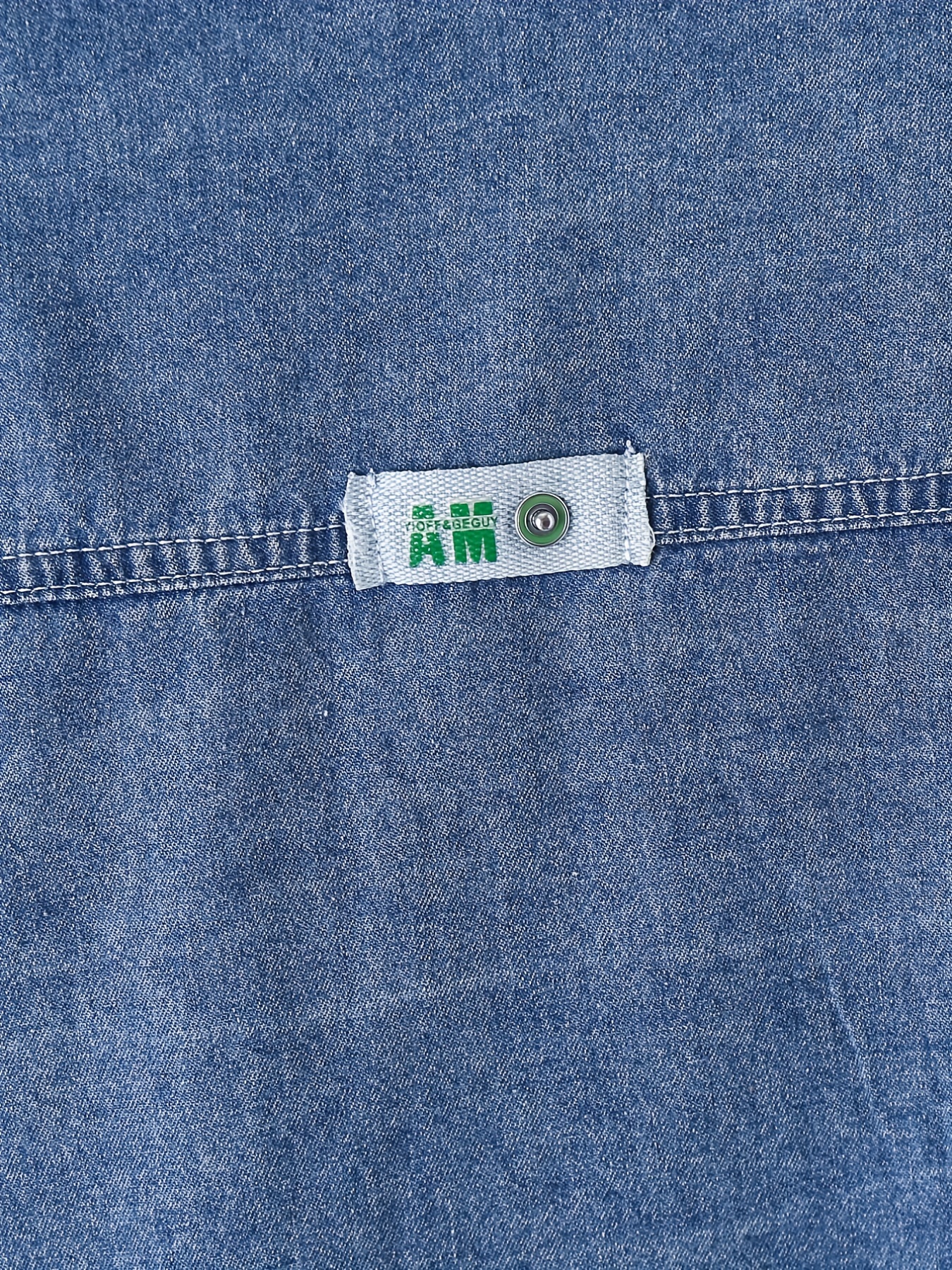 Boys Gradient Denim Jacket Button Down Lapel Coat