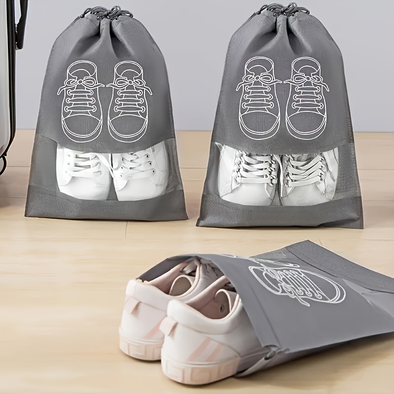 Bolsas de zapatos para viajes, con capacidad para 3 pares de zapatos para  equipaje de viaje, bolsa portátil para zapatos y bolsa de almacenamiento de