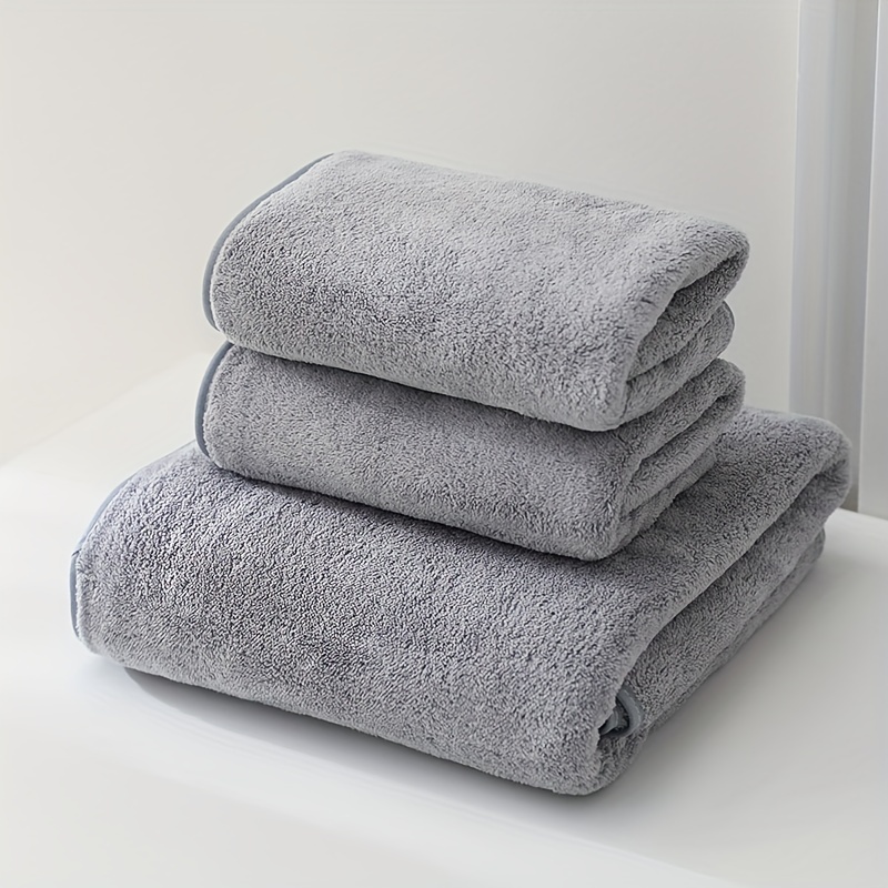 Hand Towel Cute Hanging Children's Towel Absorbent Quick Shower Towels Set