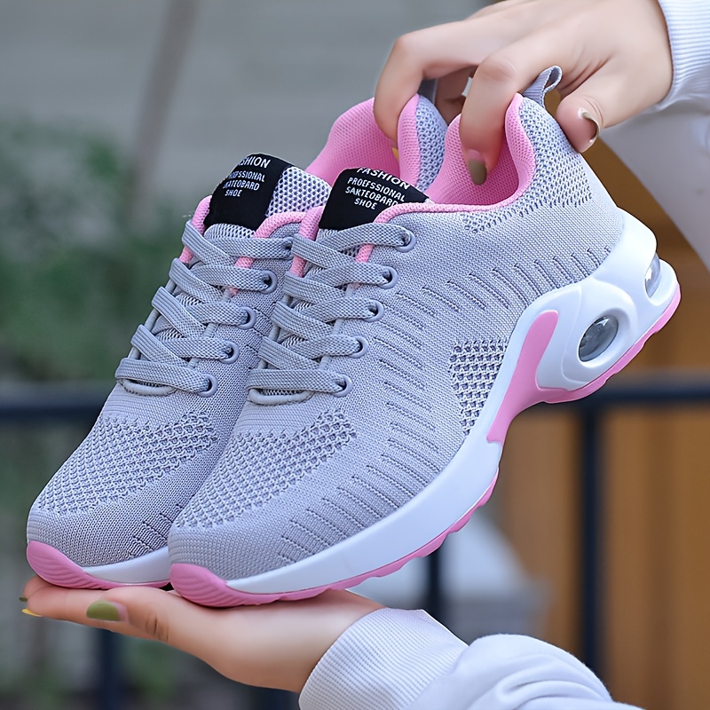 Women's Stylish Breathable Shockproof Tennis Sports Shoes - Temu Canada