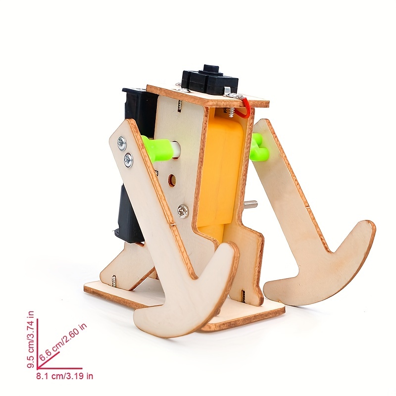 6+ Year Olds: Teach Physics Fun Diy Walking Robot Machine - Temu