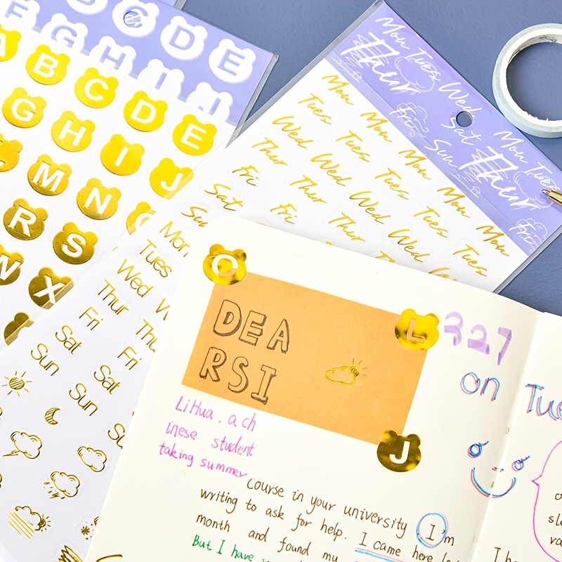 Love Letters Sticker Sheet | Valentine’s Day Bullet Journal Stickers