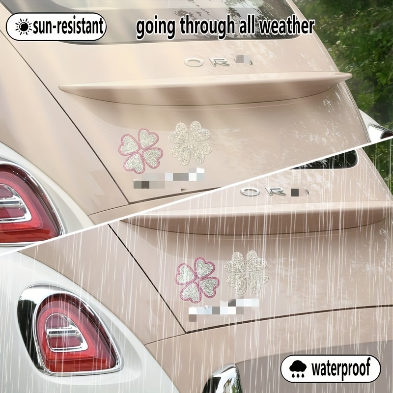 Crystal Crown Car Sticker Scratch Stickers Decorative - Temu