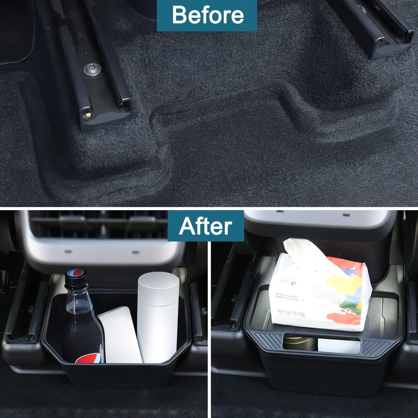 2nd Row Center Console Organizer/Storage Container for Tesla Model Y – The  EV Shop