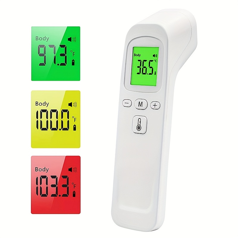 Termómetro digital para fiebre, lectura rápida, impermeable, termómetro  oral con indicador de fiebre, ideal para bebés y adultos