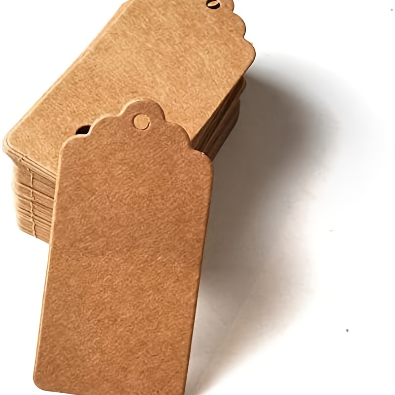 Kraft Paper Gift Tags with String, Blank Gift Bags Tags Price Tags 