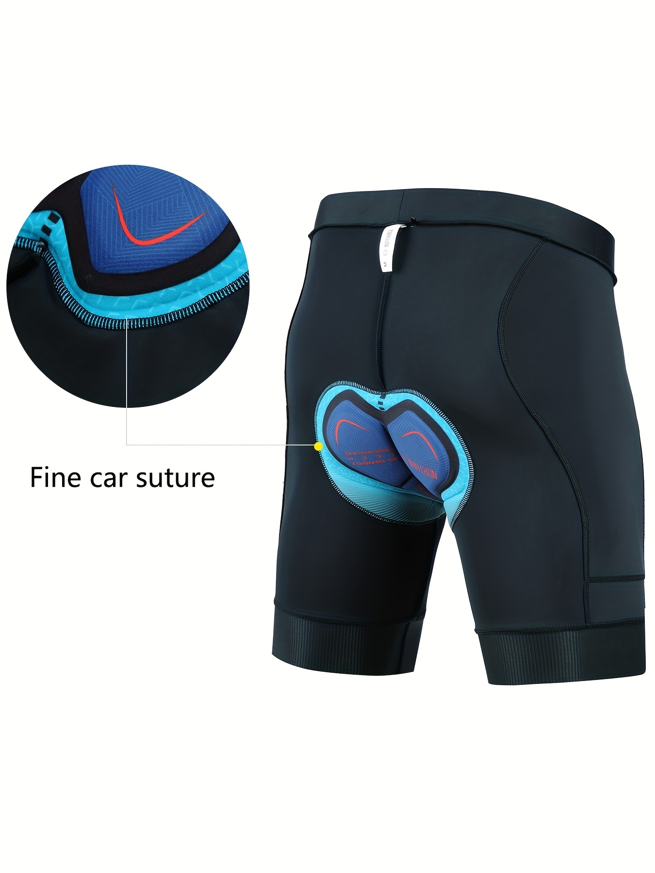 4d Padded Cycling Underwear Shorts Men Anti slip Leg Grips - Temu