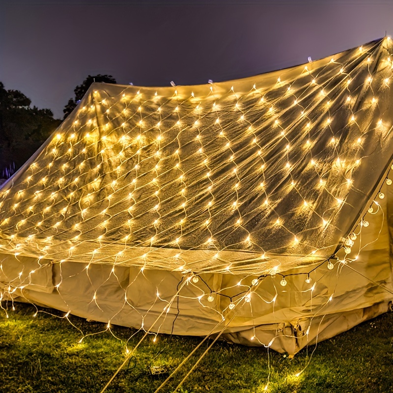 Garland Curtain LED Outdoor Fishing Net Light Festoon Garden
