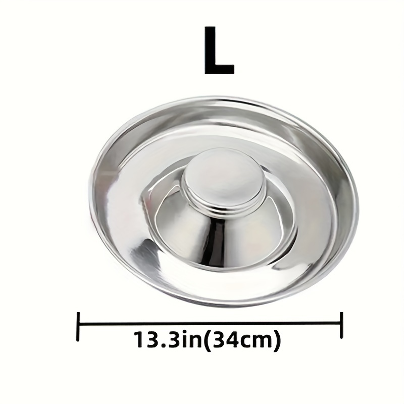 6 Size Stainless Steel Dog Bowl For Dish Water Dog Food Bowl Pet Puppy Cat  Bowl Feeder Feeding Dog Water Bowl For Dogs Cats