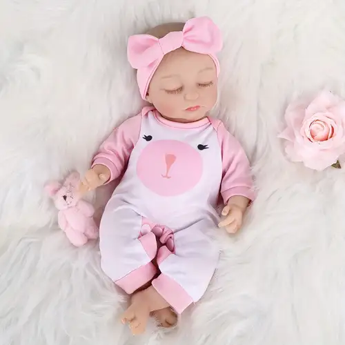 Reborn Baby Dolls 18 inch Realistic Newborn Baby Dolls Real Life Baby Dolls  with Gift Box for Kids Age 3+