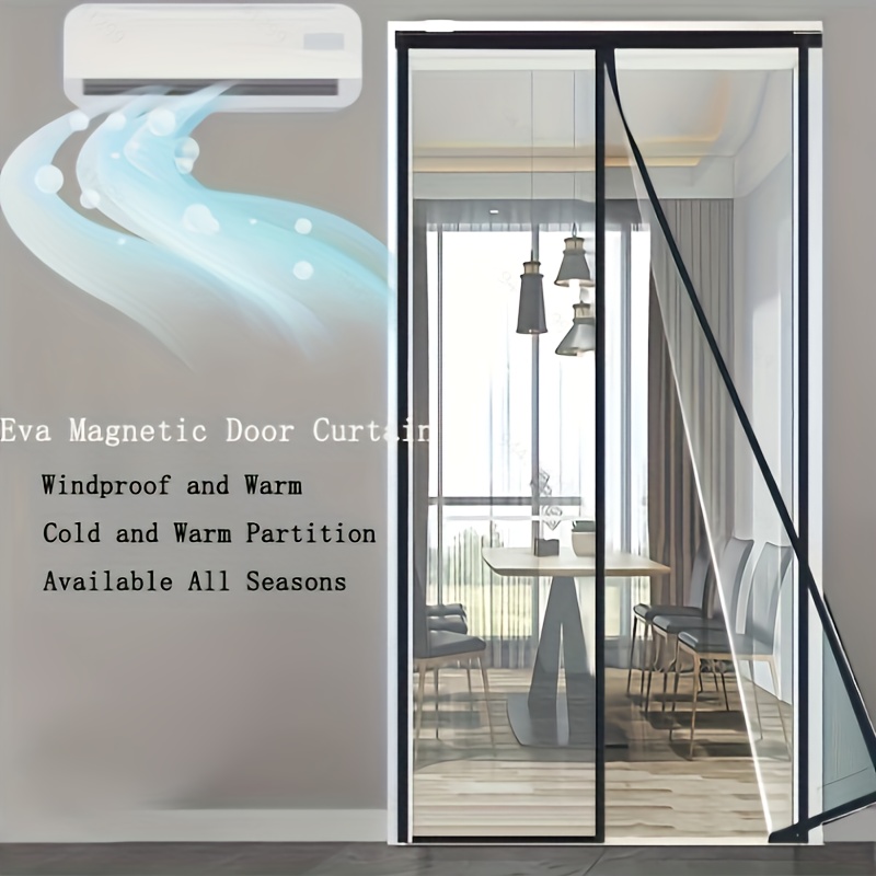 Rideaux thermiques isolés anti-froid pour porte d'entrée, magnétiques,  chauds, isolants, rideaux de magasin, hiver