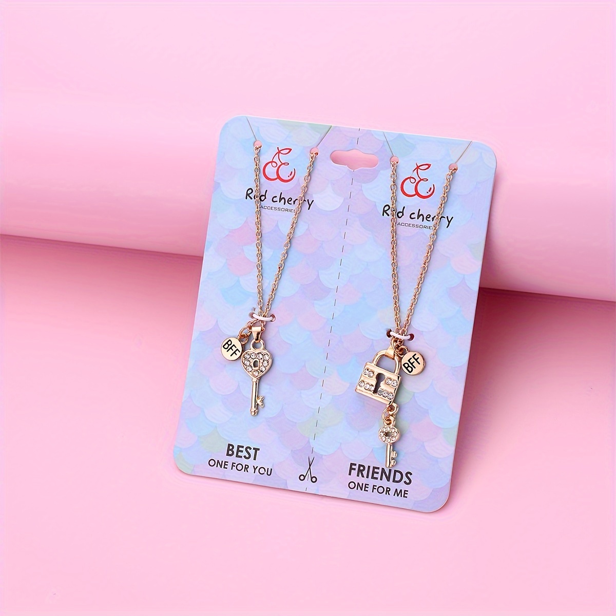 Lock and deals key friendship necklace