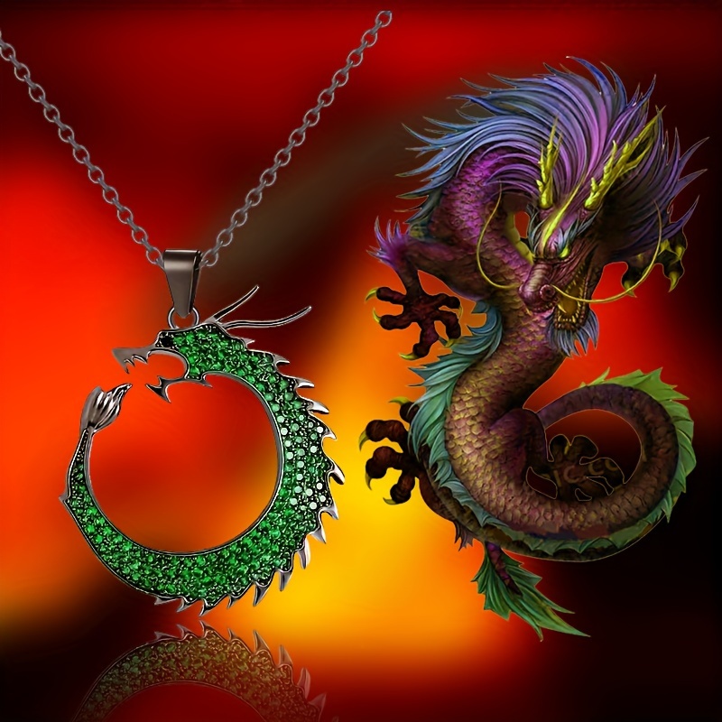 JIALEEY Flying Dragon Charms, 16pcs/8pairs Mixed Tarrasque Infernal Demon  Dragon Fire Dragon Dinosaur Totem Charms Pendants Beads for Jewelry Making