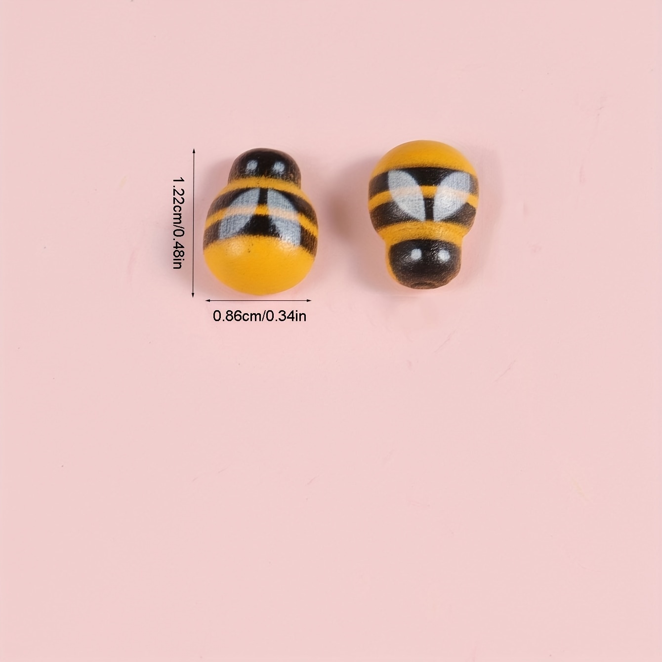 Mini Wooden Bee Tiny Bees Craft Decoration Diy Craft - Temu