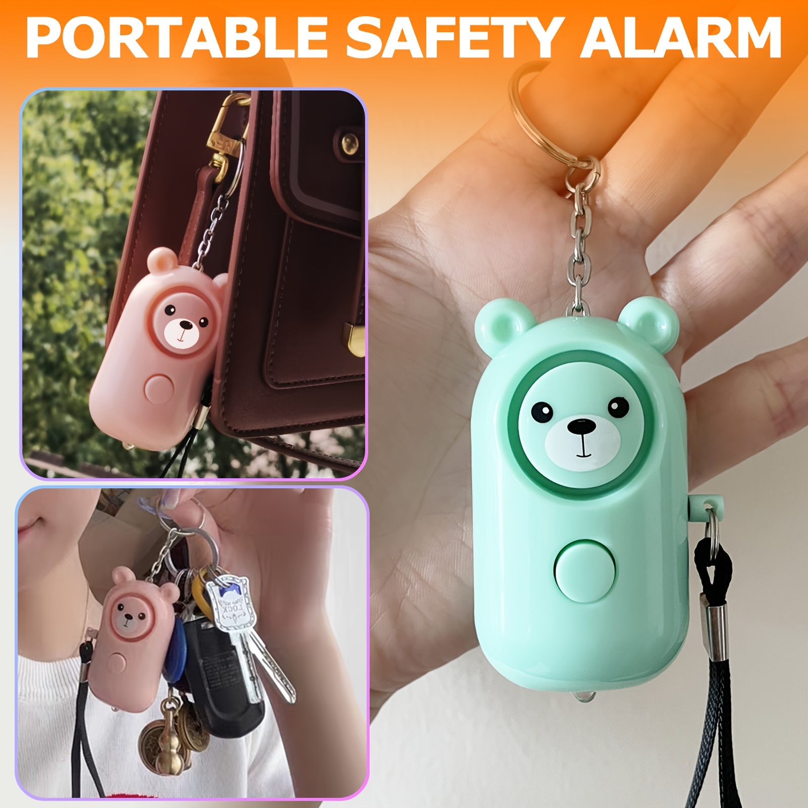 Sirène d'alarme personnelle – 130 dB Safesound alarme personnelle  porte-clés avec lumière LED auto-défense d'urgence pour femmes, enfants et  personnes âgées SLFORCE : : Outils et Bricolage