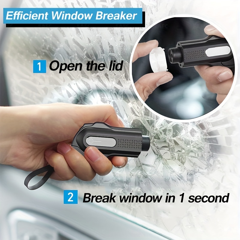 Portable Car Window Breaker Safety Hammer Mini 1 Seat Belt - Temu