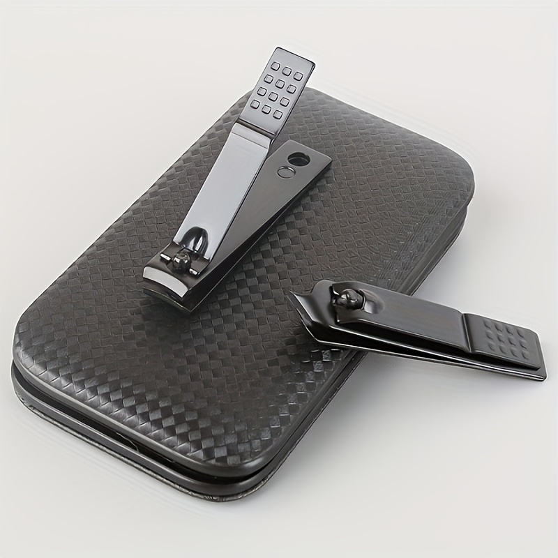 7Pcs Nail Clippers Sets Stainless Steel Pedicure Kit with Storage Box