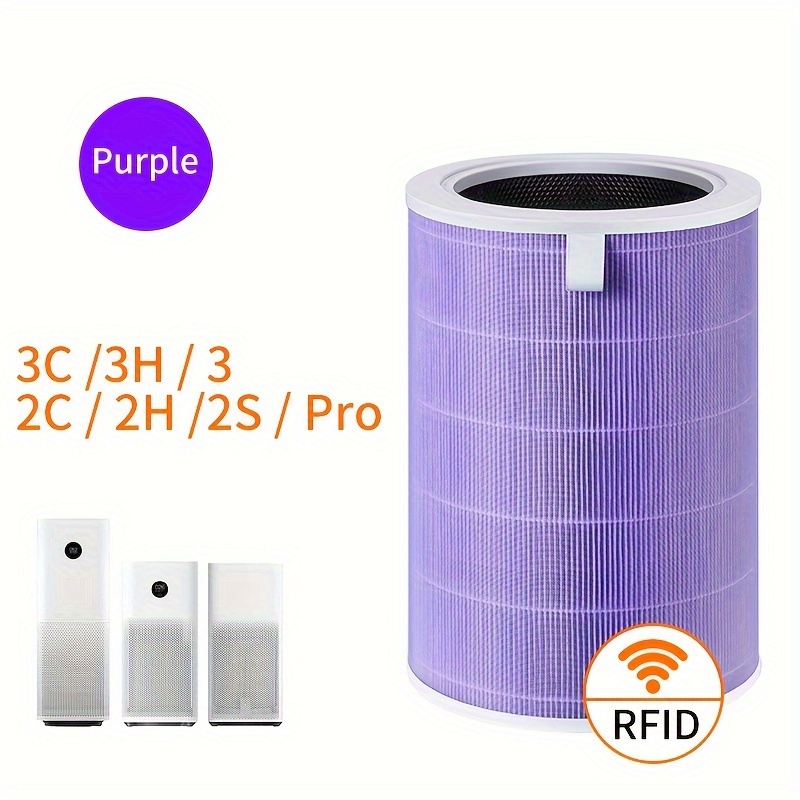 Replacement True Hepa Filter Compatible Xiaomi Mi 3c 3h 3 2c 2h 2s Pro Part  Number M8r Flh H13 4 Stage Filtration High Efficiency Activated Carbon Air  Clean Dust Vocs - Home