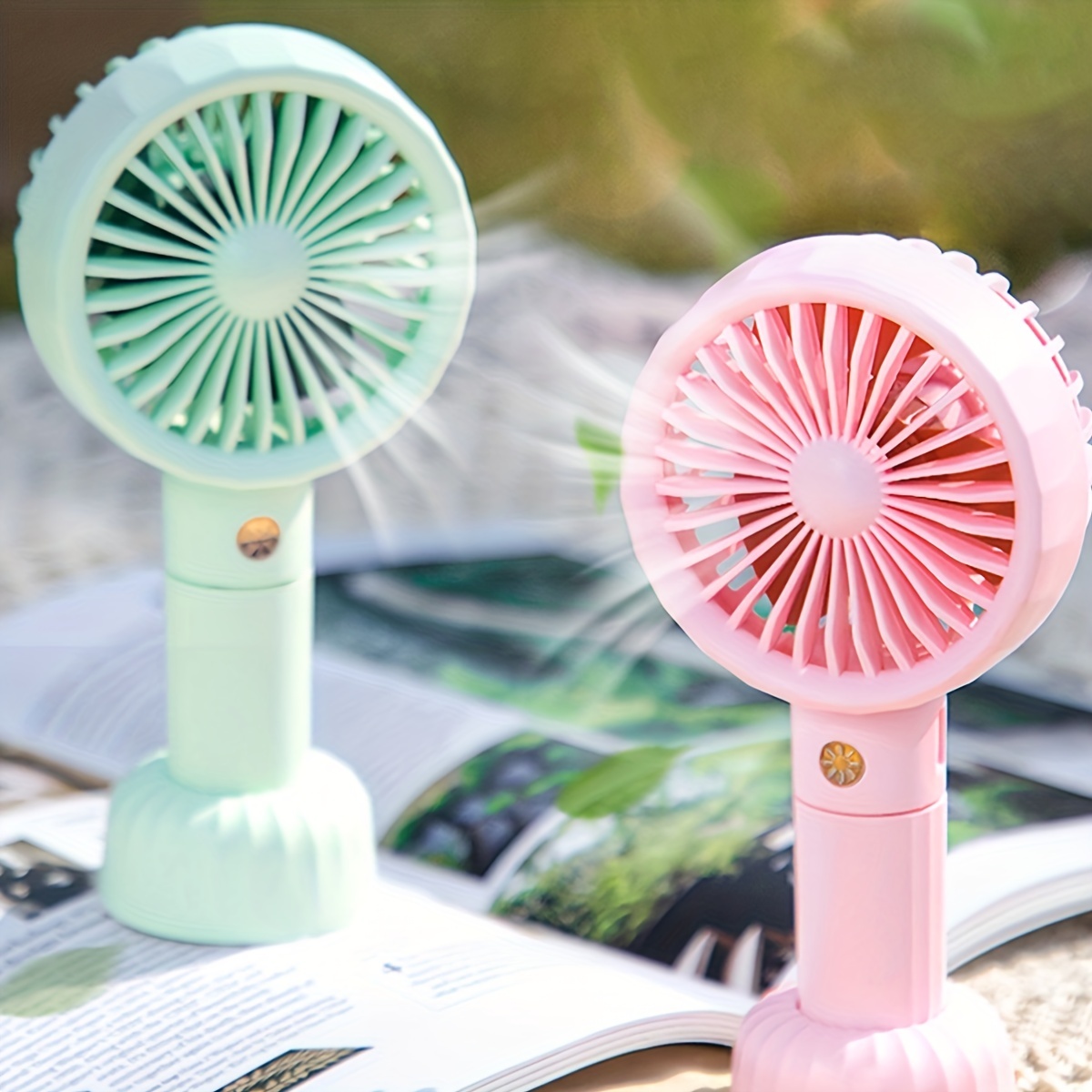 Portable Fan Rechargeable, Handheld Personal Fan Electric Fan USB