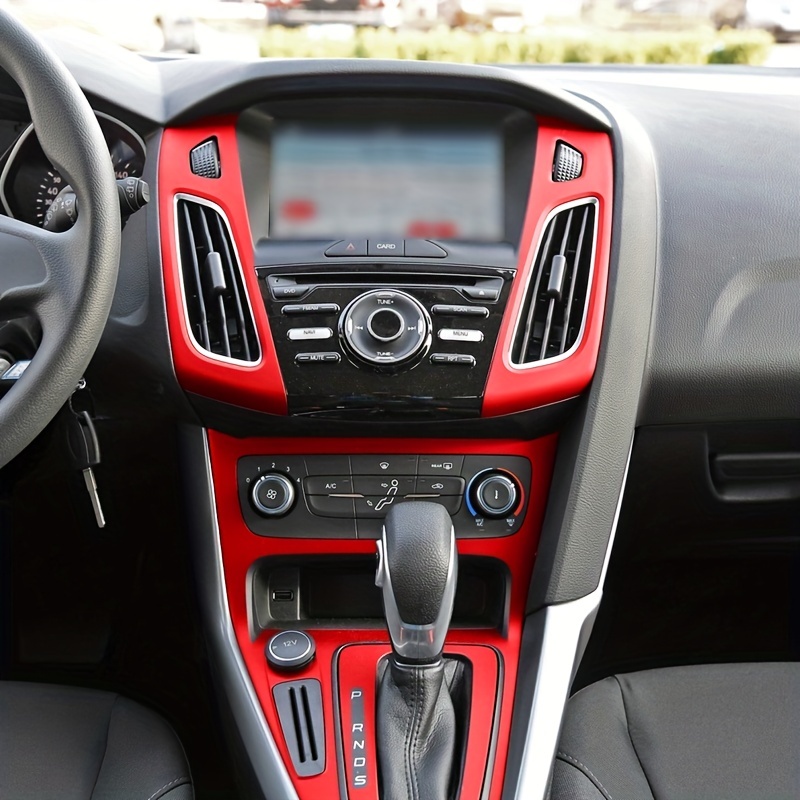 Carbon Fiber Ford Focus 2015-2018 Auto Film Innenraum Aufkleber  Mittelkonsole Getriebe Armaturenbrett Luft Türgriff Lift Panel, Rabatte