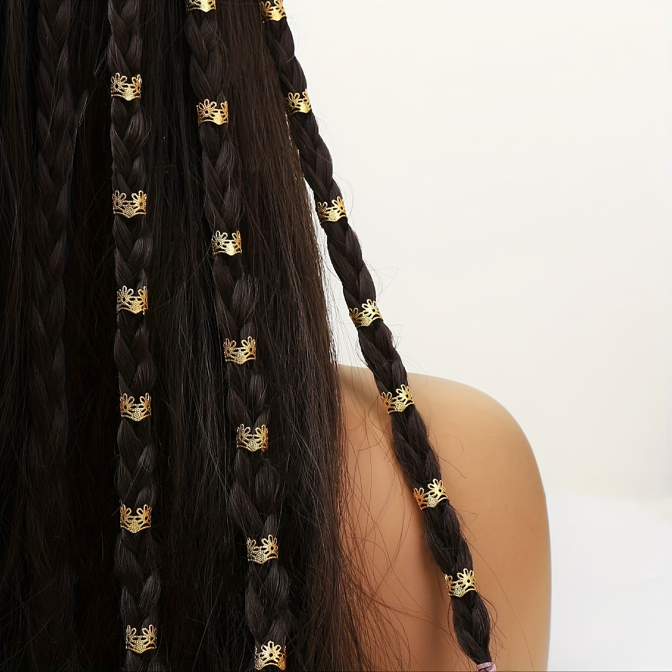 Amazon.com : Braid Accessories Hair Jewelry Rings Aluminum Dreadlocks Beads  Metal Cuffs Hair Decorations Rings Braid Hair Clip, 80PCS : Beauty &  Personal Care