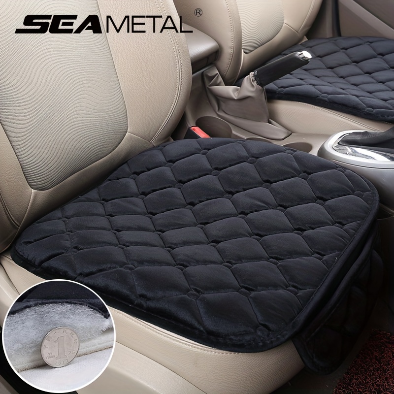 

Breathable Anti-slip Car Seat Cushion Cover Pad Mat Non-slip Winter Warm Lattice Pattern Protector Auto Chair Cushion