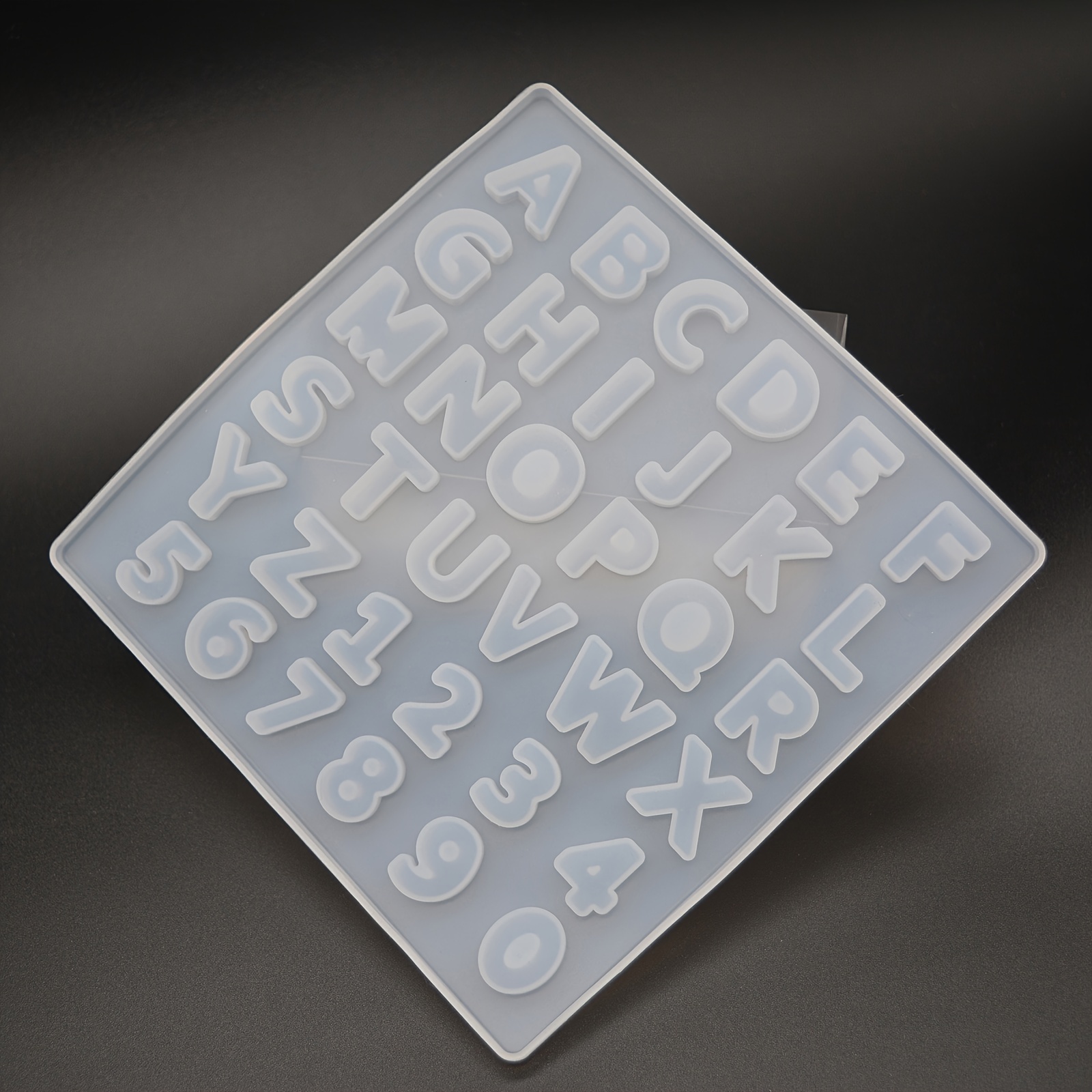 Resin Letter Molds, Alphabet Number Silicone Mold for DIY Making Epoxy  Resin  313044951949