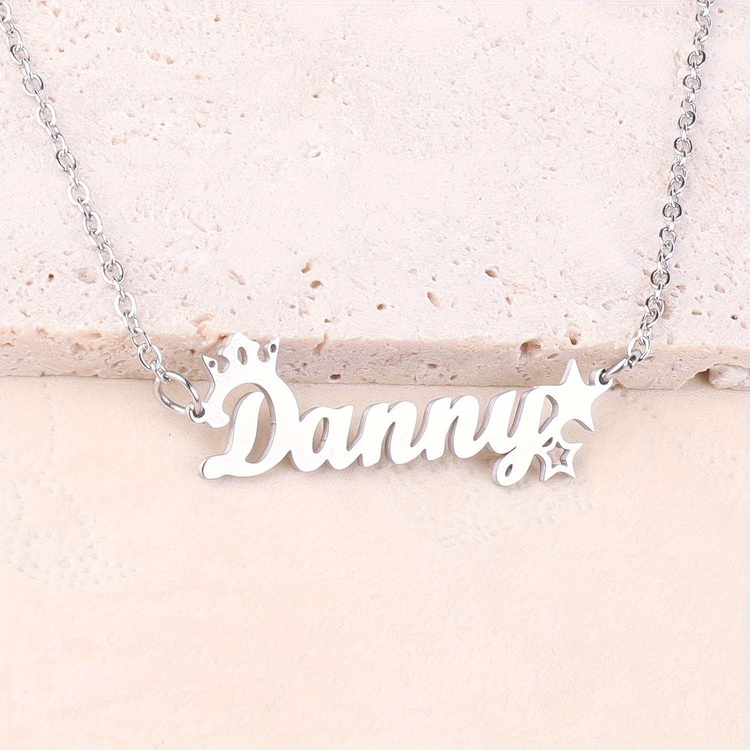 Customized Name Necklace Nameplate Necklace Custom Name - Temu Canada