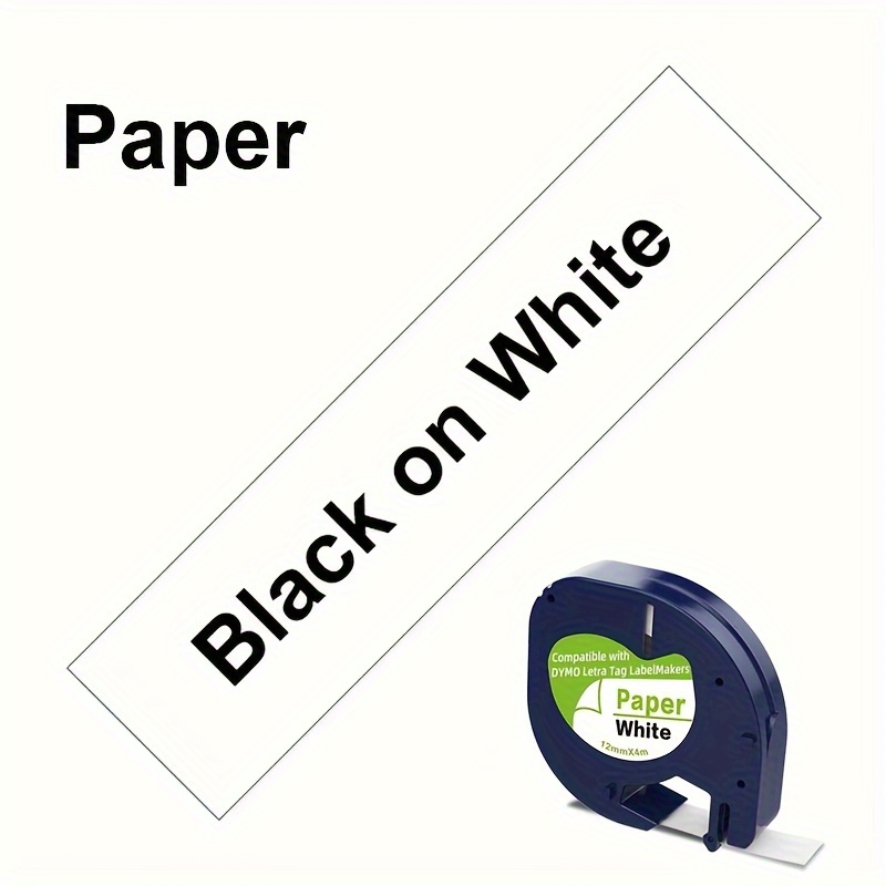 Compatible Dymo Letratag 91331 Refills Lt Plastic White Tape - Temu