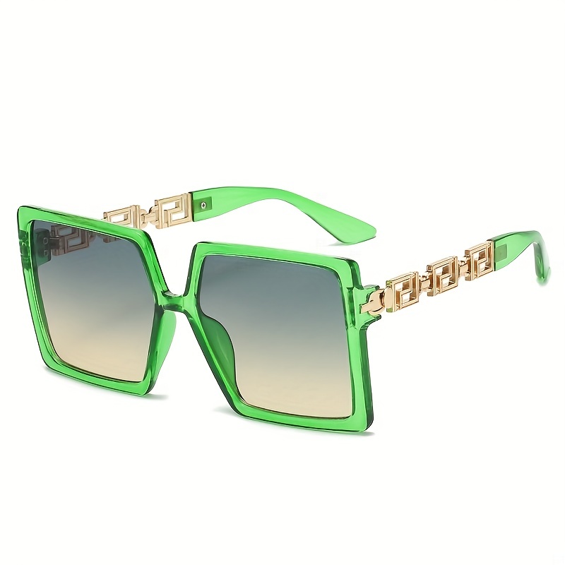 Men's Oversized Square Sunglasses UV400 Protection
