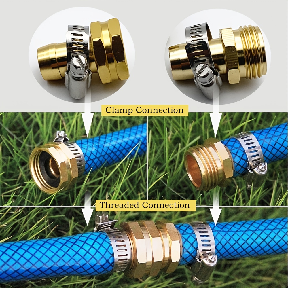 Aluminum Garden Hose Quick Connect Ght Water Hose Connectors - Temu