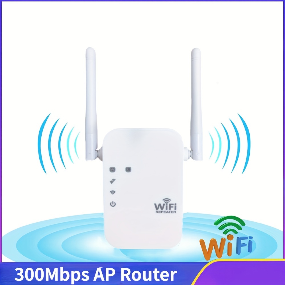 Repetidor WiFi, 1200Mbps Amplificador Señal WiFi Banda Dual 5GHz/2.4GHz  Repetidor WiFi Largo Alcance con 4x3dBi Antena, WiFi Booster Extensor WiFi  con