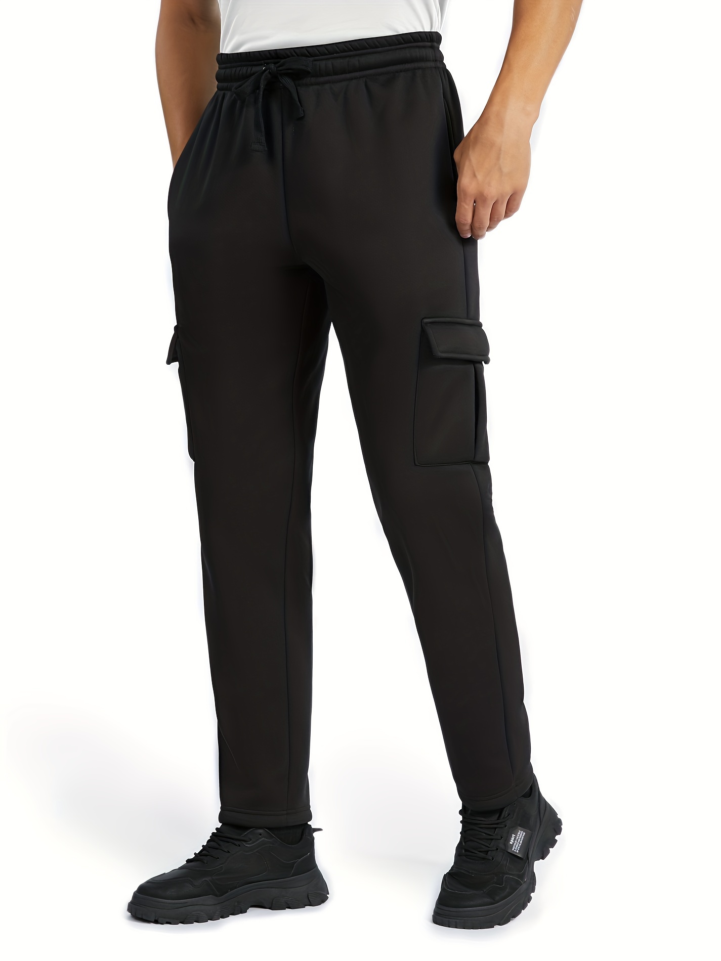 Trailside Supply Co. - Pantalones térmicos con forro polar para hombre,  suaves, resistentes al agua y al viento
