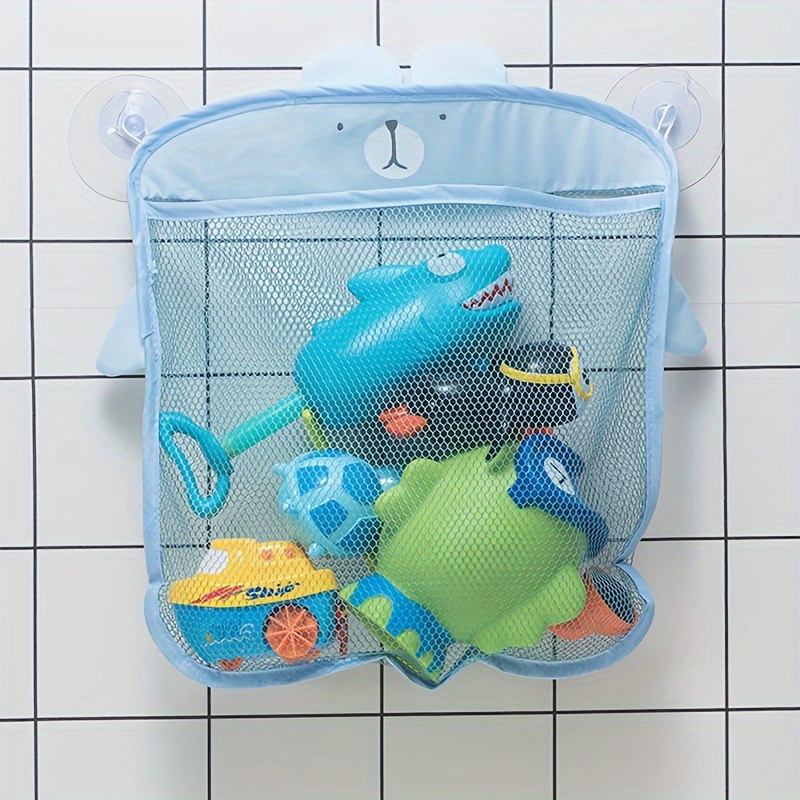 Bath Toys Storage Bag, Bathroom Wall Hanging Storage Mesh Bag