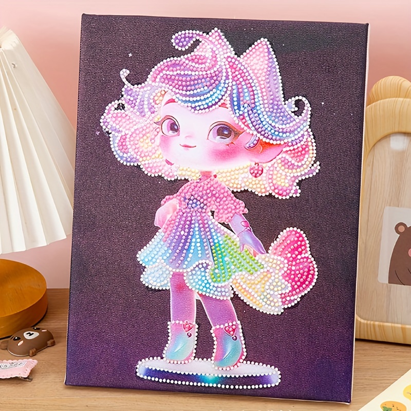 Pink Princess Diamond Painting Kit For Kids