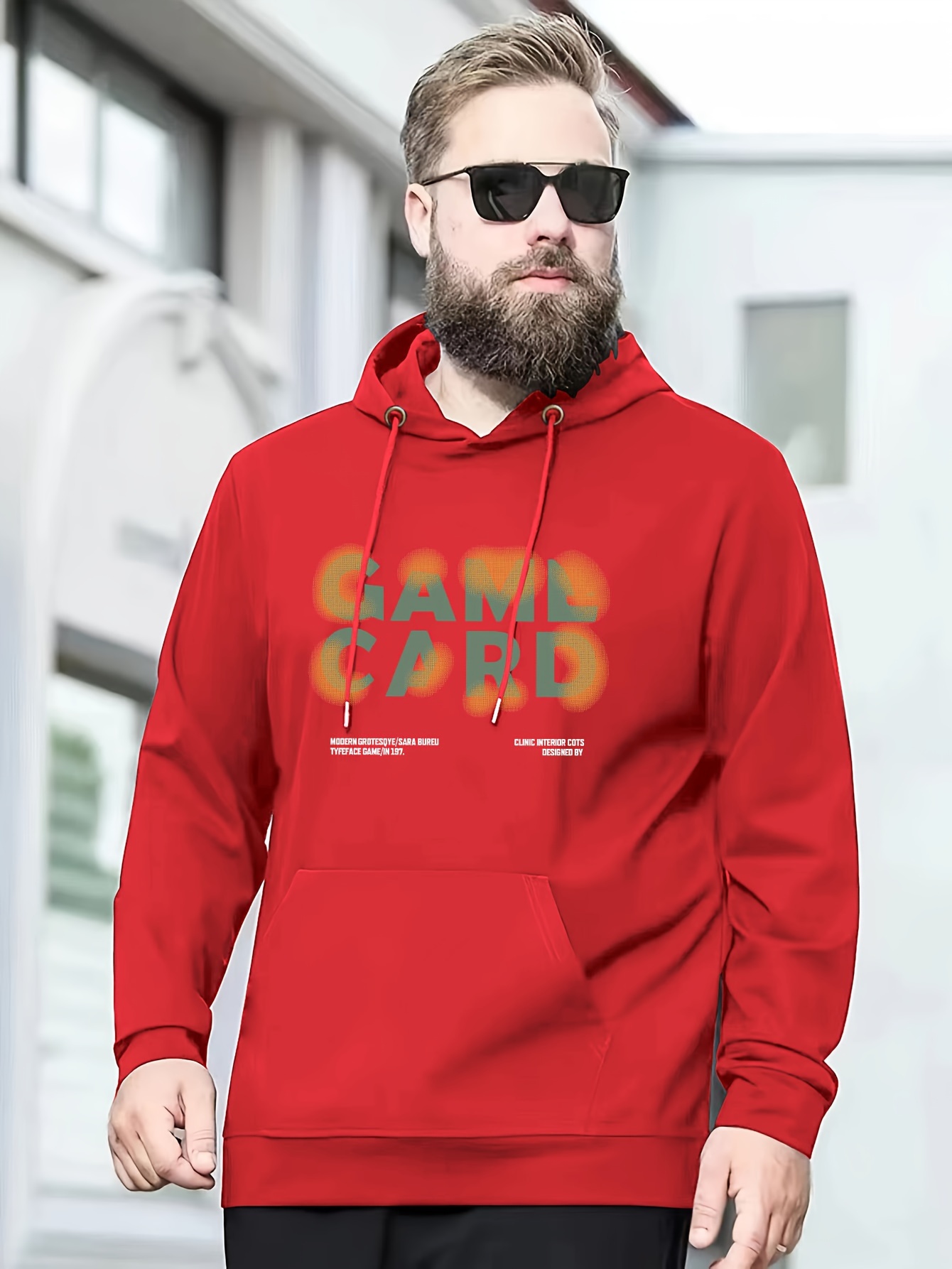 Plus size red sweatshirt on sale