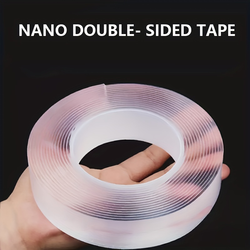 Cinta Nano de doble cara, resistente multiusos transparente para carteles  pared