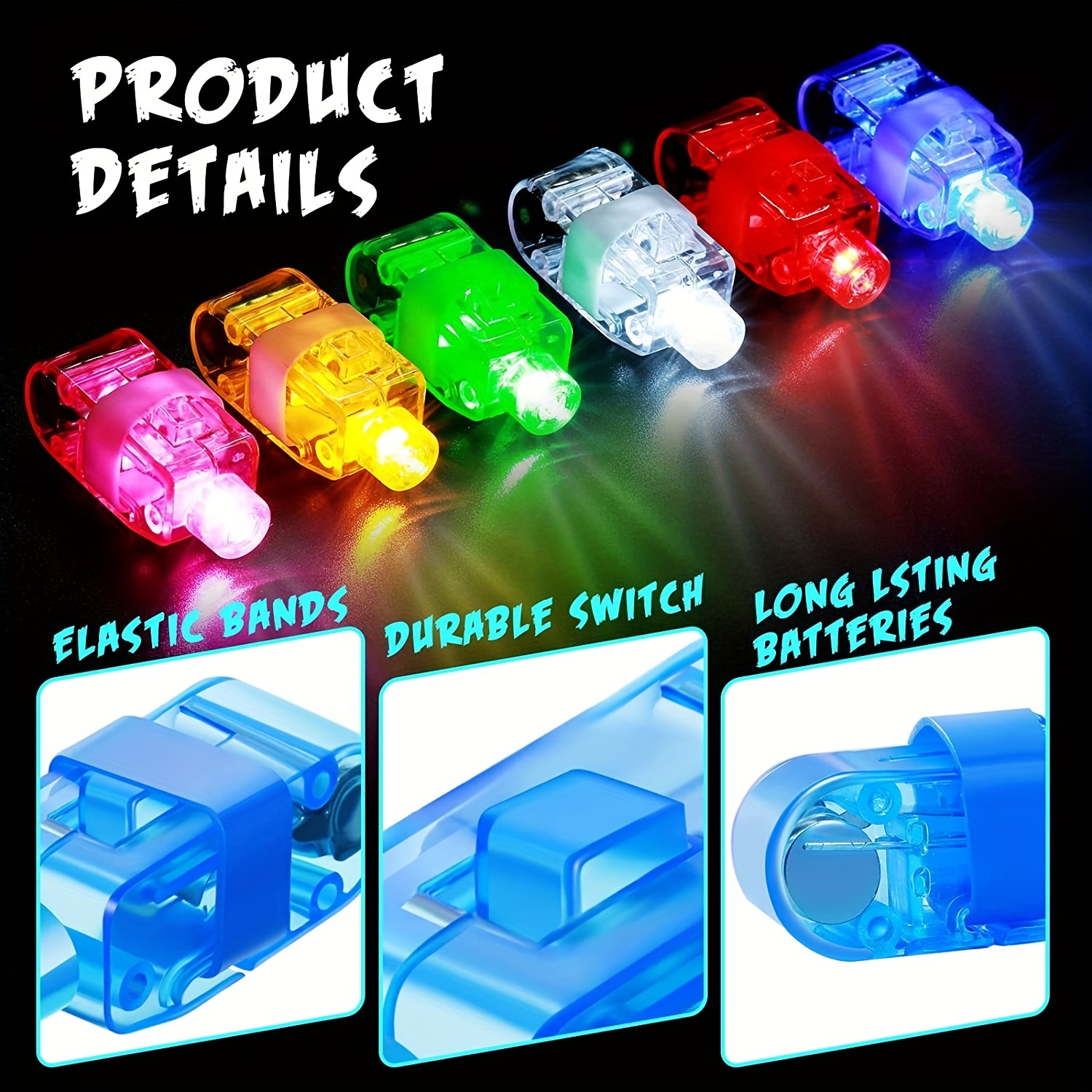 Led Luminous Finger Light - Toys & Games - Temu