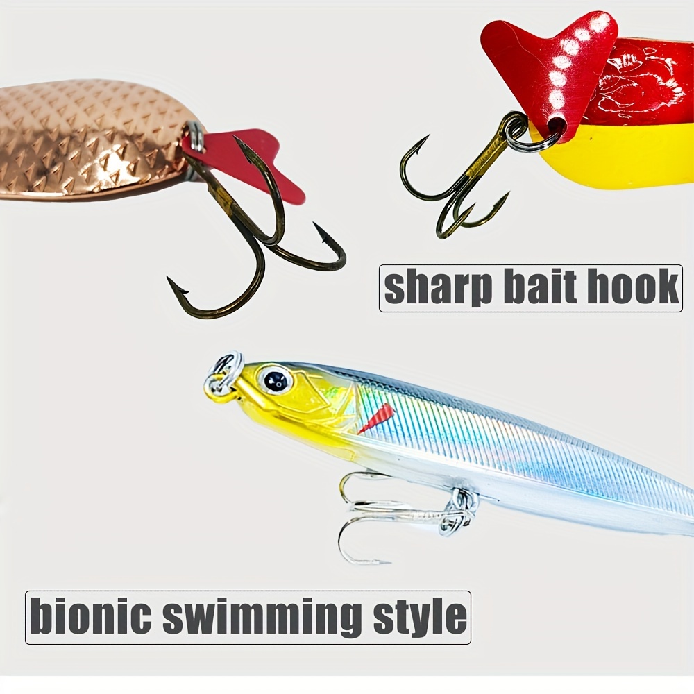 Fishing Lure Set Sinking Pencil Spoon Fishing Lures Dual - Temu