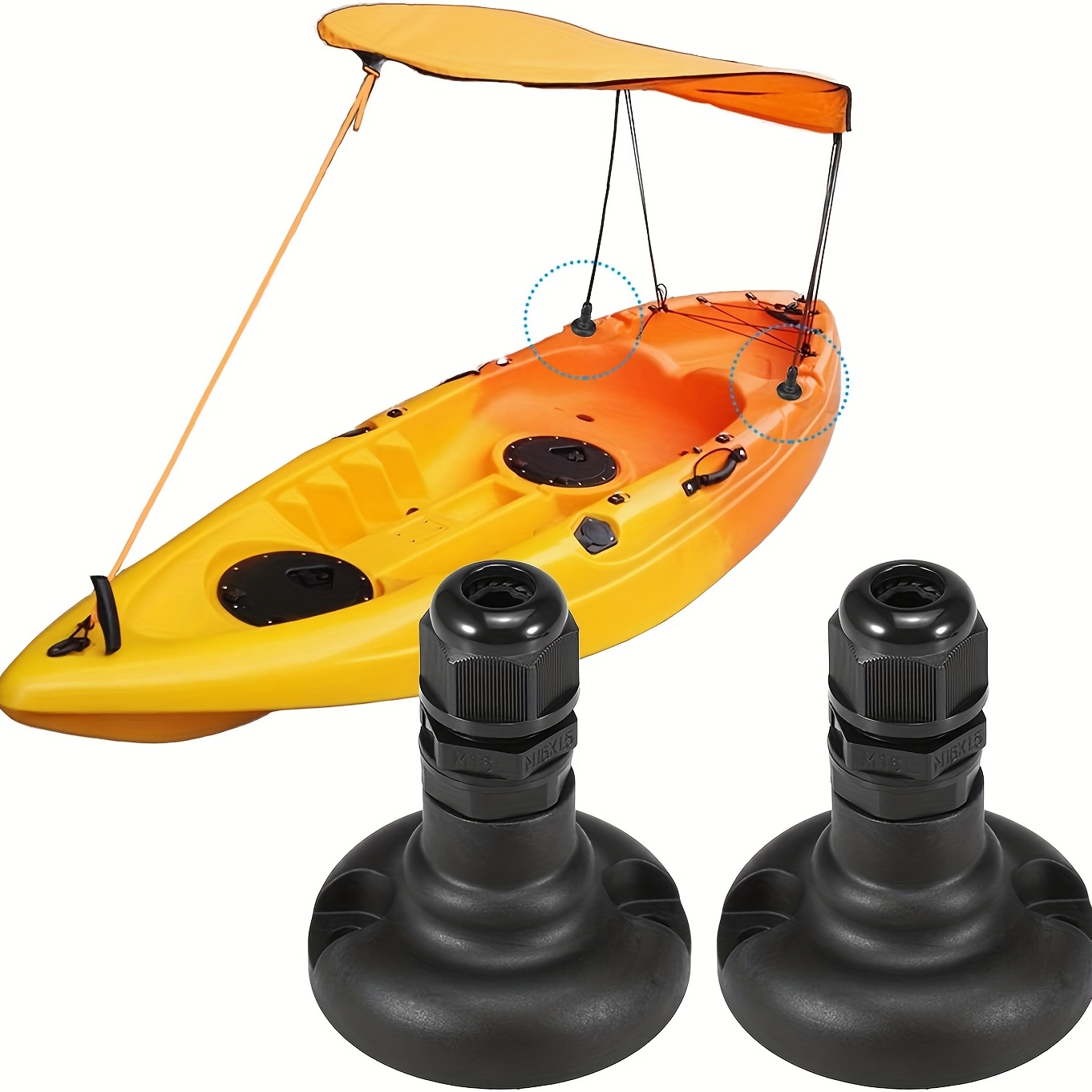 Kayak Drift Tow Rope Eva Float Stainless Steel Clip - Temu