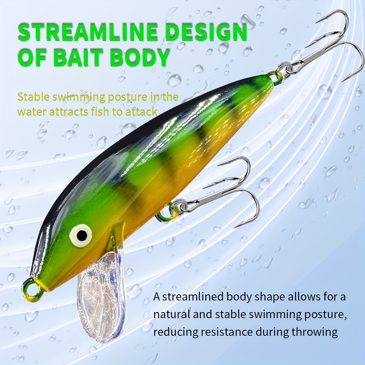Floating Minnow Fishing Lure Long Casting Bionic Bait For - Temu Canada